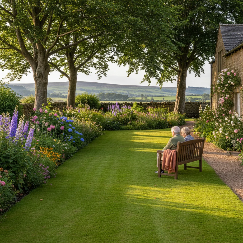 The garden and grounds at Beechwood Place